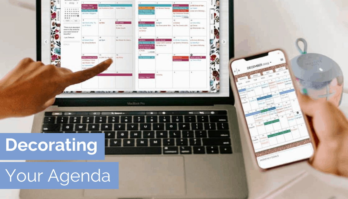 decorating your agenda