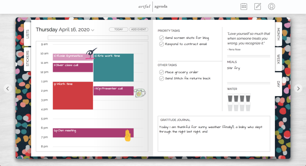 Artful Agenda Digital Planner review