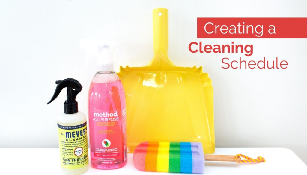 cleaning schedule