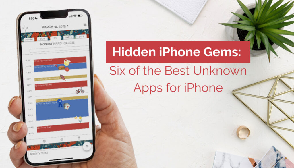 There are apps out there just waiting to be discovered. Let's talk about some of those best unknown apps for iphone that will help you with planning, mindfulness, budgeting, and more!